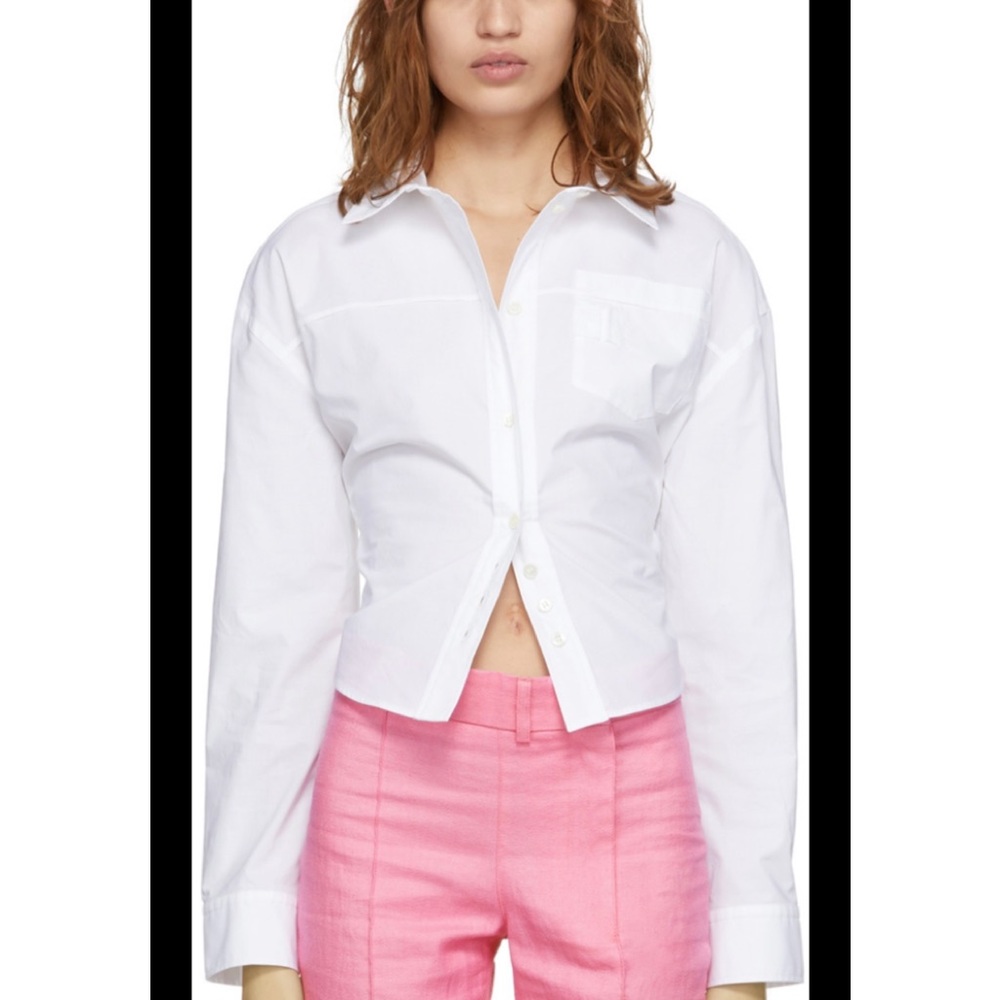 Jacquemus White ‘La Chemise Aqua’ Shirt Size 36